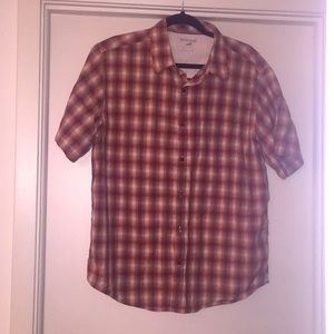 Horny Toad organic cotton t-shirt button down pact